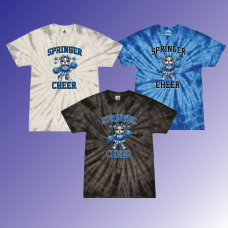 Springer Cheer Tie Dye Tee